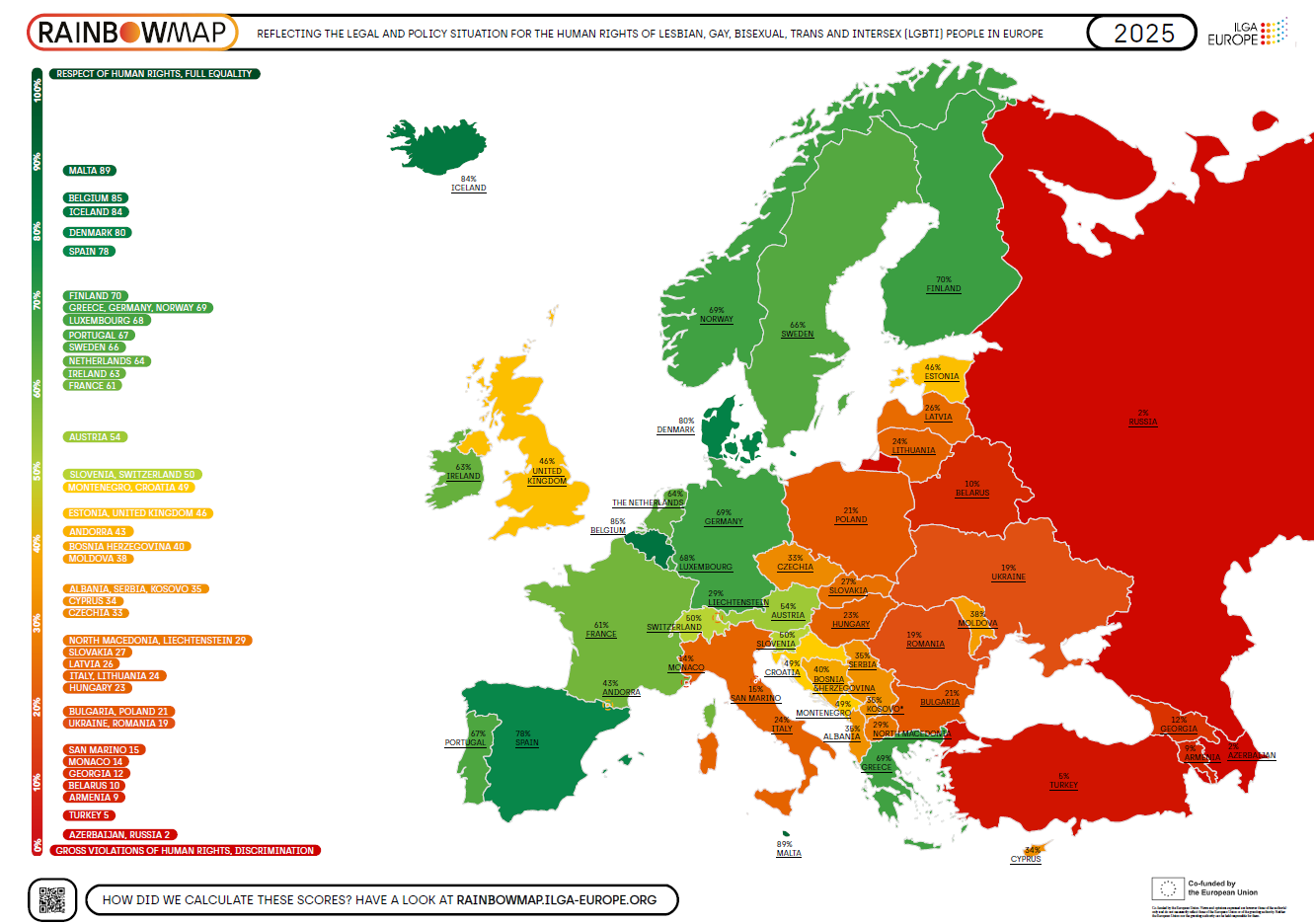 ILGA Rainbow Map